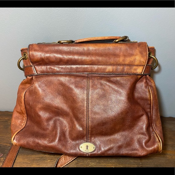 Fossil Bags Vintage Fossil Aged Leather Doctors Bag Poshmark